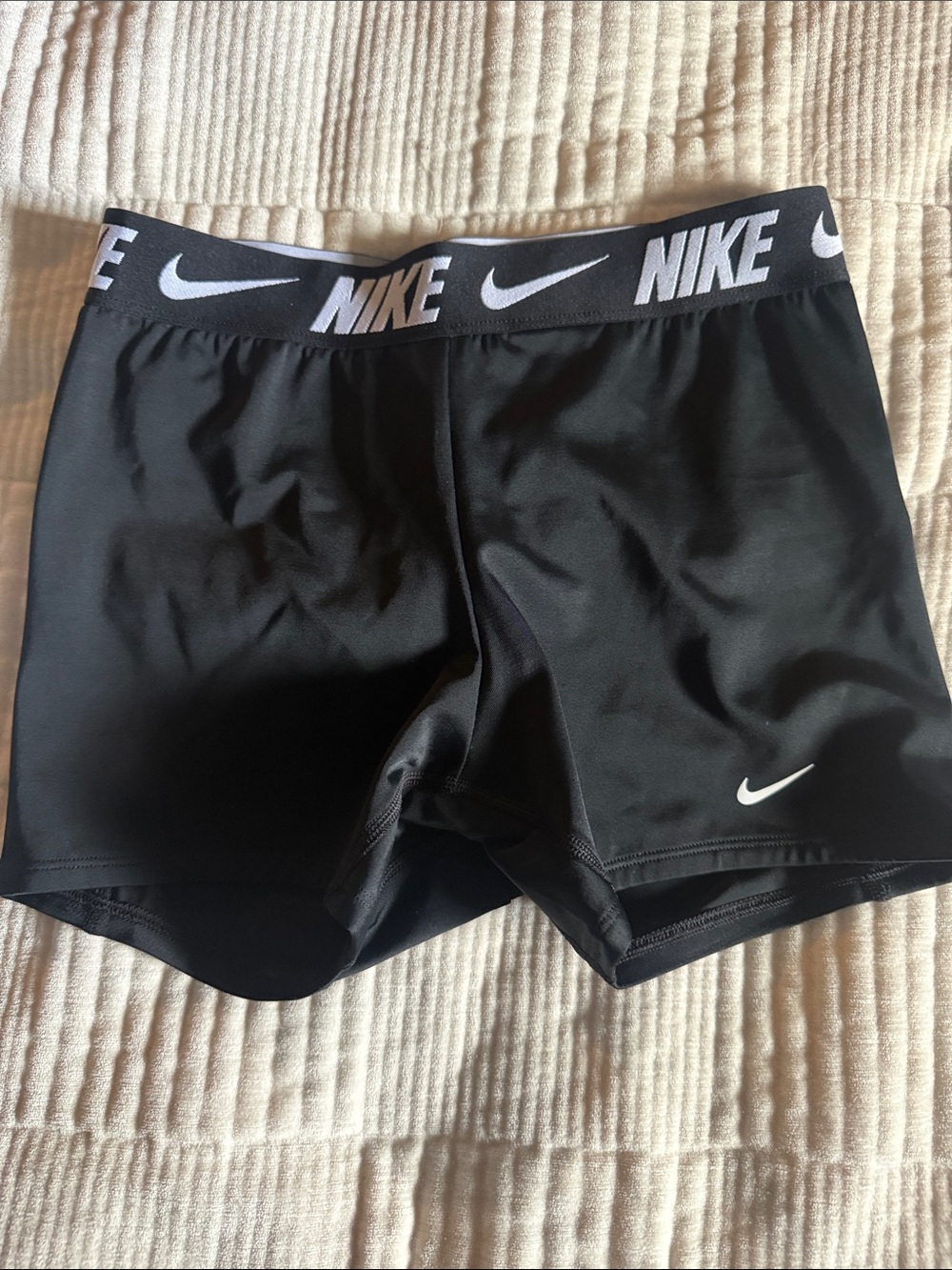 Nike Black Logo Elastic Swim